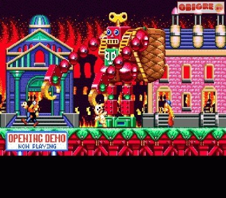 Скриншот №2. Dynamite Headdy Скриншот №2. Dynamite Headdy