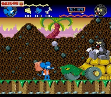 Скриншот №2. Itchy and Scratchy Game, The Скриншот №2. Itchy and Scratchy Game, The