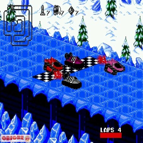 Скриншот №3. Rock n' Roll Racing Скриншот №3. Rock n' Roll Racing